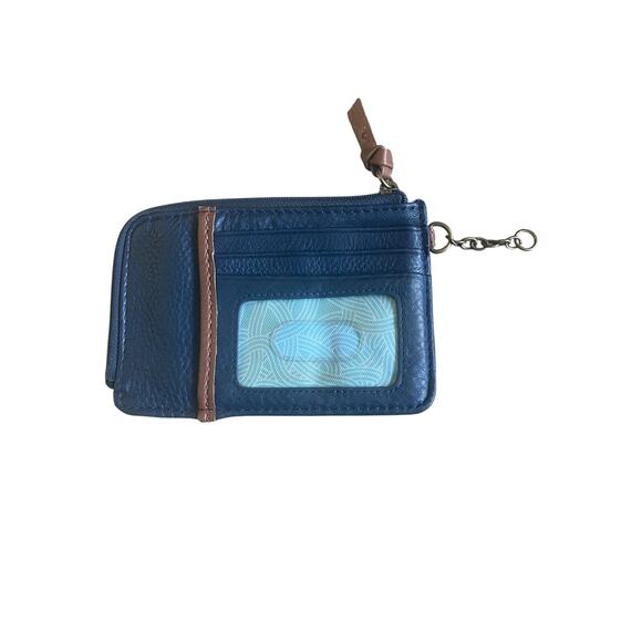 The Sak Leather Iris Card Wallet Black/Brown 6X4 - Picture 2 of 3